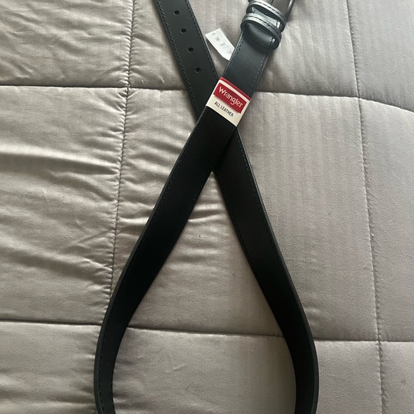 Mens Wrangler Leather Belt 42 - Picture 2 of 8
